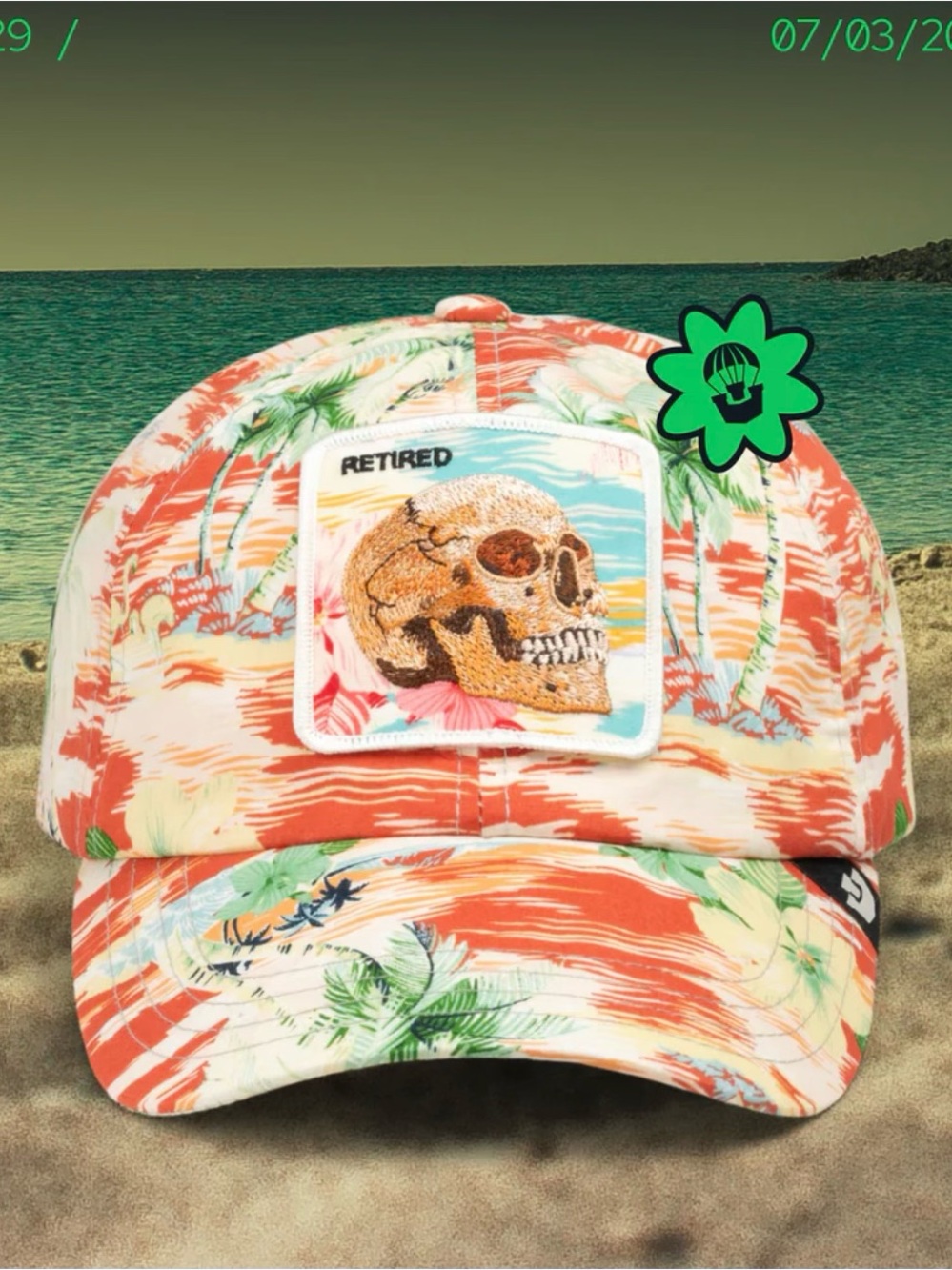 Goorin Bros. “FUNEMPLOYED FOREVER” Retired, Papa Cap Edition NWT
